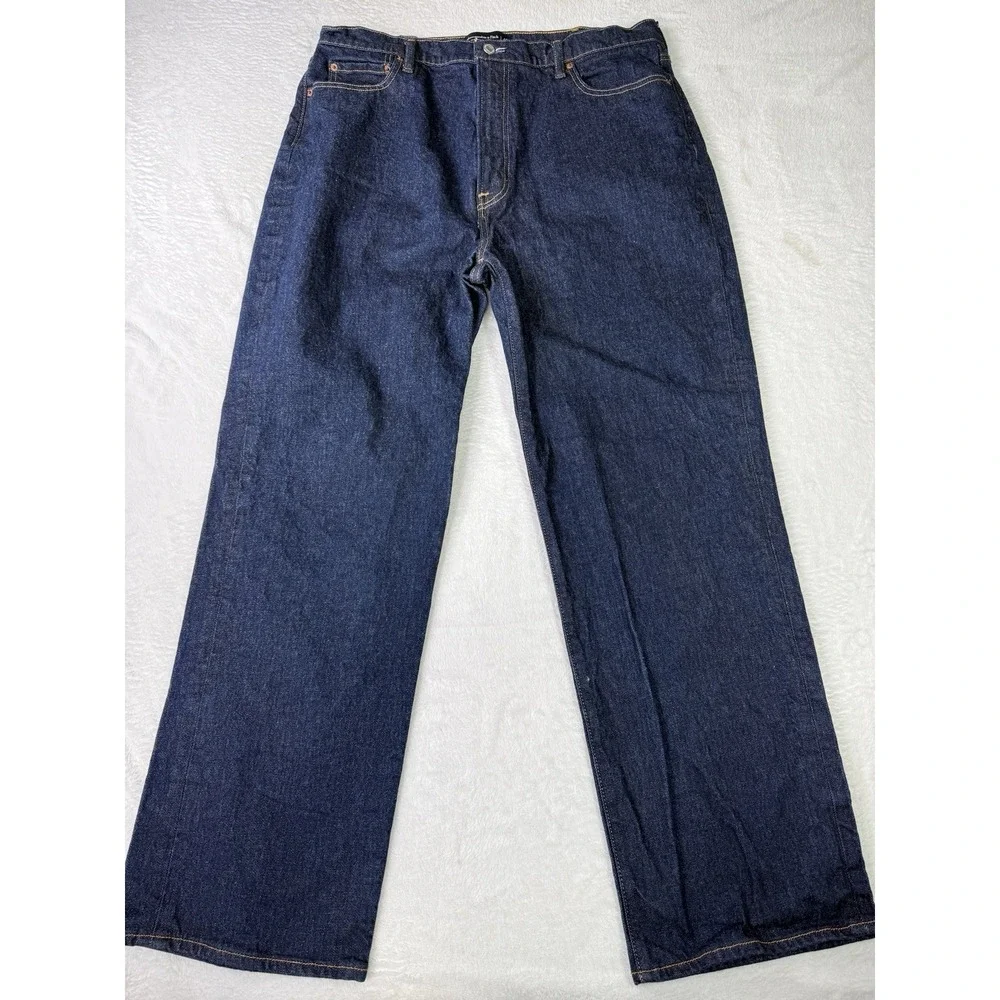 Abercrombie & Fitch Men's Vintage Stretch Baggy Jeans 40x34 (38x32) Wide Leg